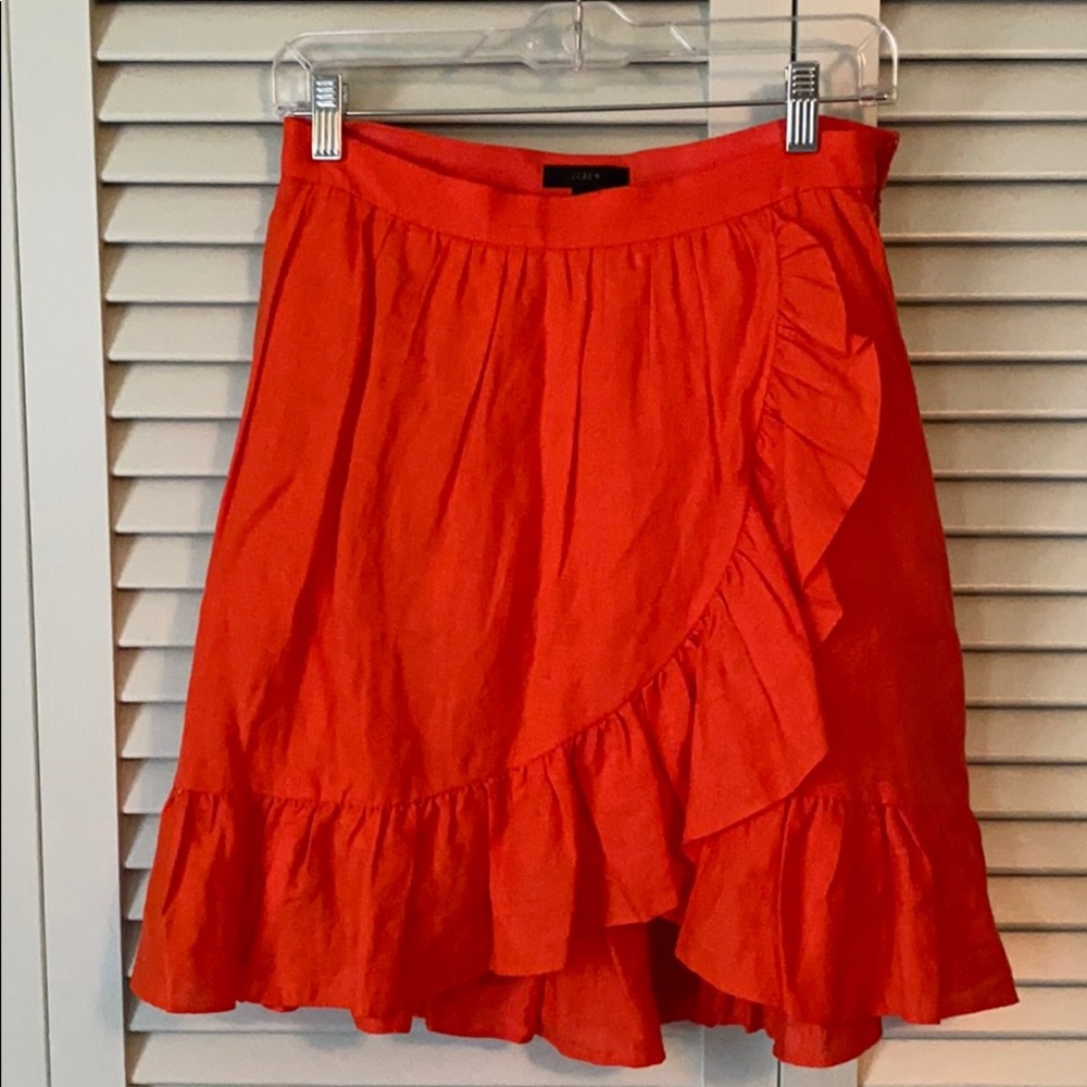 J.Crew Linen Skirt. Size 2.